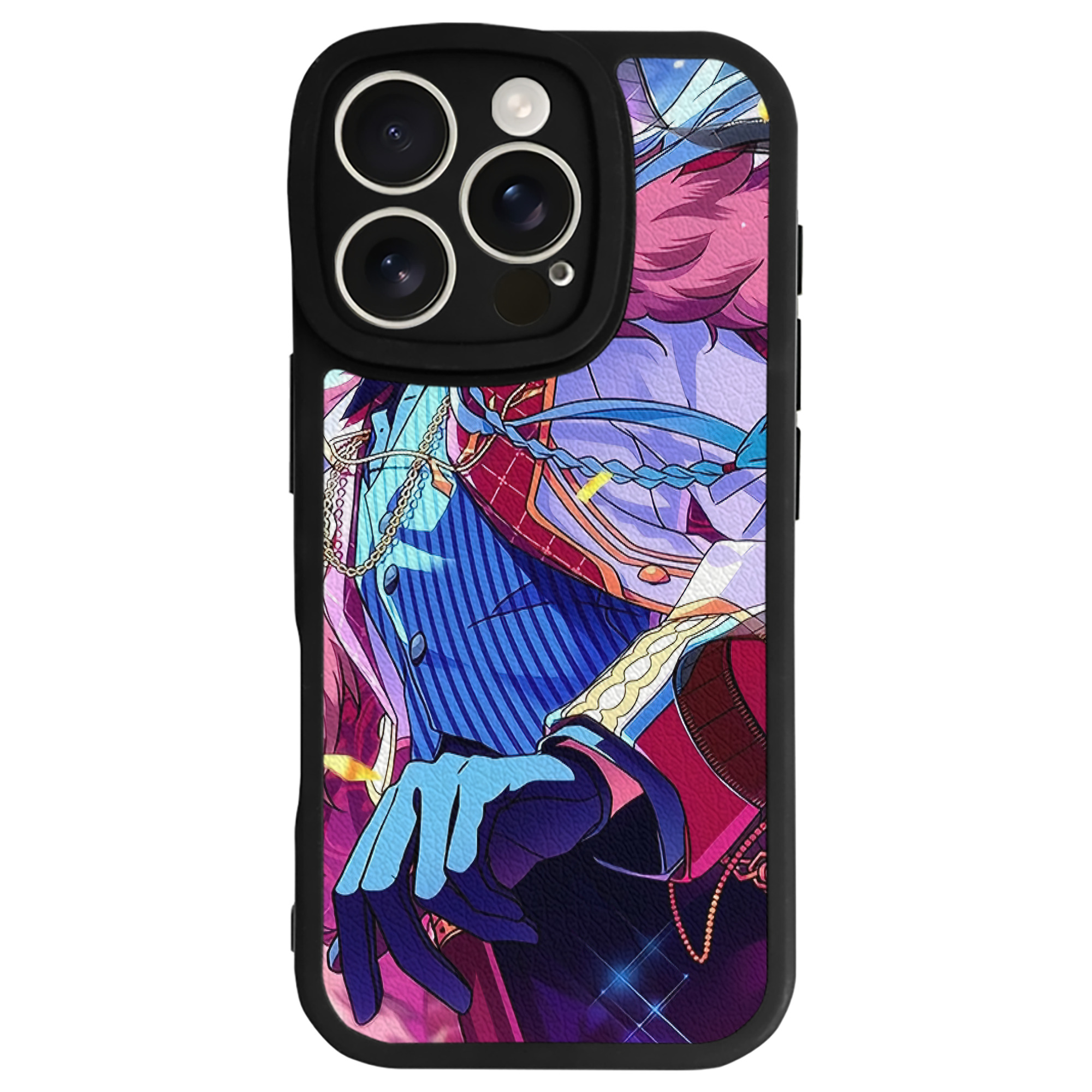 （画像用） あんさんぶるスターズ! Ensemble Stars 【iPhone 16シリーズ対応】シリコンスマホケース（レザー調） 材質：シリコン